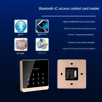 Устройство для чтения карт доступа Bluetooth, кардридер с идентификацией ID, стробое Подключение Micro-Farm, 2634 кардридер, пароль, клавиатура