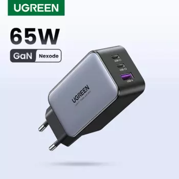 Устройство зарядное сетевое UGREEN, 65 Вт, USB Type-C