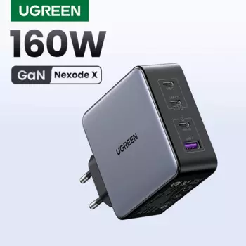 Устройство зарядное UGREEN, 160 Вт, USB Type-C, QC4.0, 3,0
