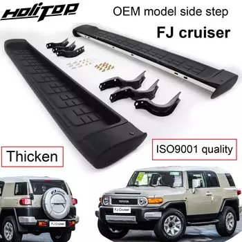 Утолщенная боковая подножка для Toyota FJ Cruiser 2007 2008 2009 2010 20211 2012-2021, стиль OEM, качество ISO 9001