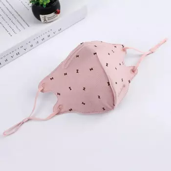 Утолщенная защита от пыли, женская противотуманная маска для лица для мужчин и взрослых, тканевая маска, маска для рта, маска для лица с бантом