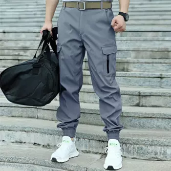 Утолщенные водонепроницаемые тактические брюки-карго для улицы, Мужские дышащие летние повседневные армейские длинные брюки в стиле милитари, мужские брюки-карго