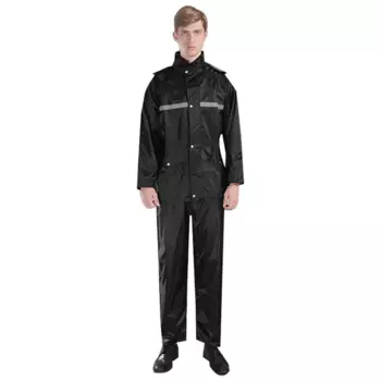 Утолщенный водонепроницаемый дождевик из ПВХ с разрезом для мужчин, мотоциклетный непромокаемый дождевик, брюки, костюм, защитный дождевик