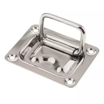 Утопленное кольцо/Люк тянуть длинная ручка 76x57 мм полированная нержавеющая сталь