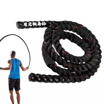 Утяжеленная скакалка для взрослых, Jumpropes для домашних тренировок, тяжелые веревки с удобной ручкой для тренировок, бокса, веса