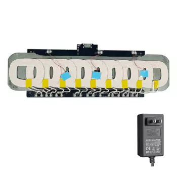 UUMAO 9-катушка DIY Беспроводная зарядка Настольный стол для мобильного телефона Qi Беспроводная зарядная катушка Модуль Печатная плата Зарядное устройство PCBA