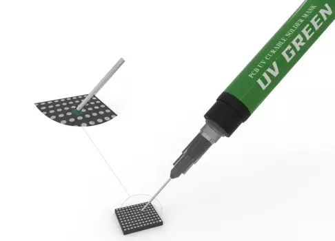 UV клей для пайки Edieu SC53/SC54 черный/зеленый