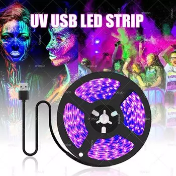 UV светодиодная лента arteco 5В 0.5м