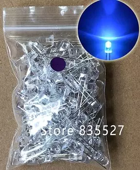 UV светодиоды EziUsin F5 5мм фиолетовые