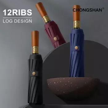 Автоматический зонт HDIRXG деревянная ручка