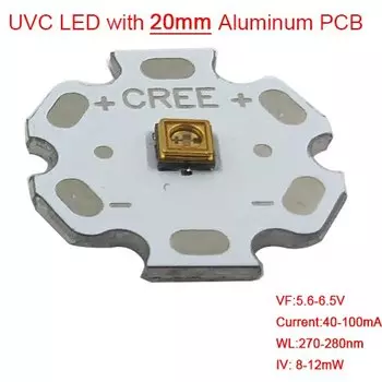 UVC LED лампа 3535 275nm veromount