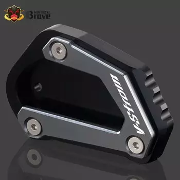 Увеличитель для Suzuki DL650 V Открытый vдополнительный 650 2004 - 2021 2020 2019 2018 2017 Мотоцикл Черная боковая подставка удлинитель