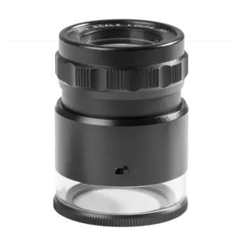 Увеличительное стекло с металлическим цилиндром и светодиодной подсветильник кой, 10 шт.