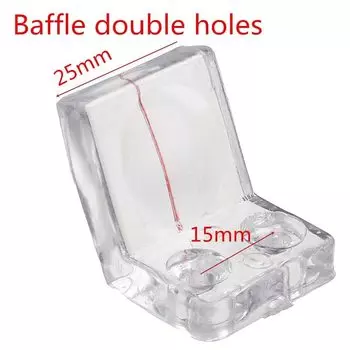 Увеличительное стекло с двумя отверстиями, фитинги для точного стола для деревообработки, 25 мм