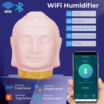 Увлажнитель воздуха с умным управлением и Wi-Fi, 7 цветов
