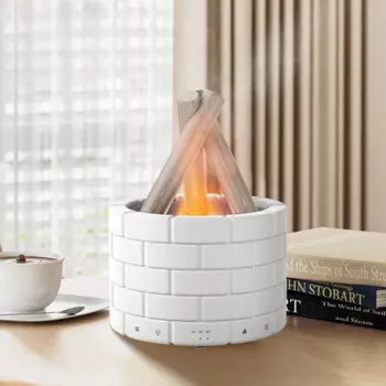 Увлажнитель воздуха ультразвуковой с имитацией пламени и USB