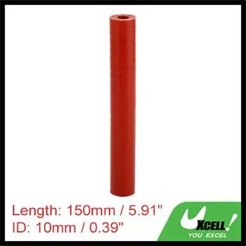 UXCELL 10/12/14/16/18/20/22/28/30/35/40/42/48/54/60/65/68/80 мм ID 150 мм Длина 4-слойный усиленный автомобильный силиконовый шланг красный