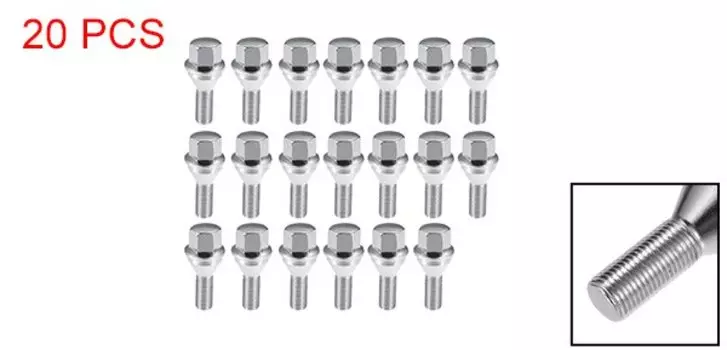 UXCELL 20 шт. болты с проушиной автомобильных колес No.6511051AA для Dodge Дротика 1.4L, 2.0L, 2.4L 2013-2016 для Jeep Cherokee 2.0L, 2.4L 2023