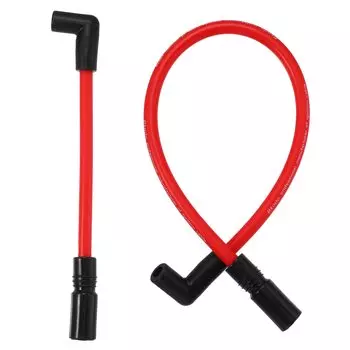 Uxcell 2 шт. 10,4 мм 10 мм комплект проводов для свечей зажигания для Harley Davidson Dyna FXD Softail Red