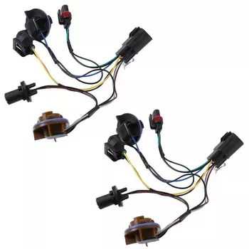 Uxcell, 2 шт., адаптер жгут проводов для передних фар, для Chevy Tahoe 2007-2014, внедорожник 2500, лавина 2007-2013