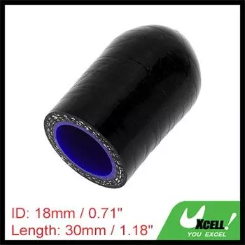 UXCELL 30 мм Длина 6/8/10/12/14/16/18/22/28/32/40 мм ID Автомобильная силиконовая резиновая заглушка для шланга Силиконовая усиленная заглушка