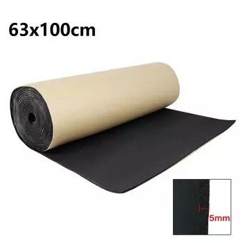 UXCELL 420x40 см звукоизоляционный коврик 4 мм 18 кв. футов теплоизоляционный коврик универсальный для двери автомобиля амортизация пола самоклеящаяся пена 1 рулон