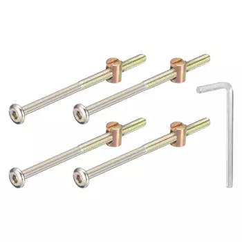 Uxcell Винты с шестигранной головкой M6x80/90/100/110/120 мм для мебели