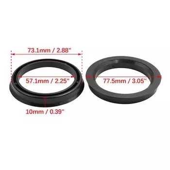 UXCELL 4 шт. Центрические кольца автомобильной ступицы Пластиковый центр отверстия колеса OD 73,1 72,6 74,1 для ID 57,1 64,1 54,1 66,1 мм