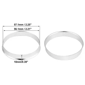 UXCELL 4 шт. OD 56.1mm 57.1mm 66.6mm to ID 54.1mm 56.1mm 60.1mm 72.6mm Центрирующий концентратор автомобильных шин Центрические кольца Центр отверстия колеса