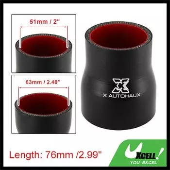 UXCELL 51-57 мм 57-63 мм 76-102 мм 89-102 мм прямой силиконовый редукторный шланг силиконовый соединитель для шланга трубка интеркулера для автомобиля