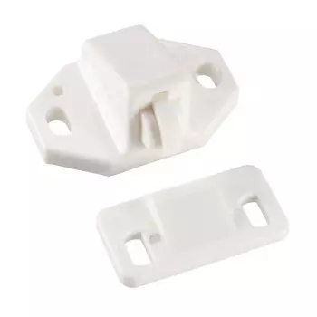 Uxcell 5 шт. мебельный шкаф дверь ролик Catch с ABS ролик белый