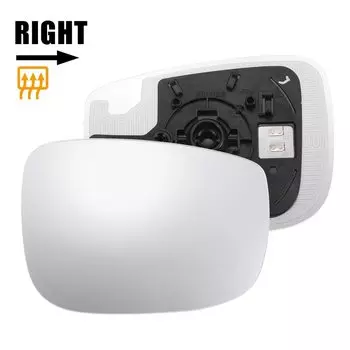 UXCELL автомобильное заднее зеркало заднего вида, левое и правое боковое стекло, замена стекла с опорной пластиной с подогревом для Mazda CX-5 2.5L L4 2017-2021