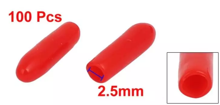 UXCELL Изолированные торцевые колпачки 100 шт.