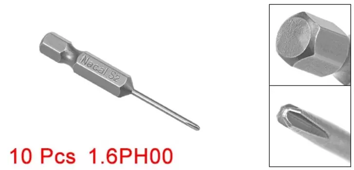 UXCELL магнитные биты для отвертки S2 10 шт. PH00 PH1