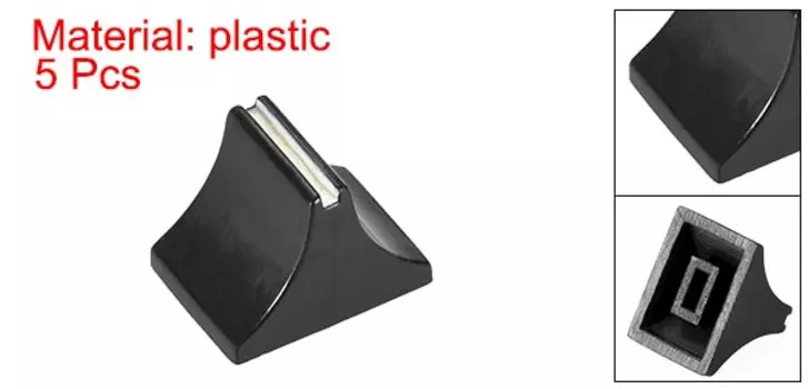 Uxcell прямое скольжение потенциометра нажимная Крышка для громкости тон фейдер крышка сценическое освещение Затемняющая крышка 5 шт