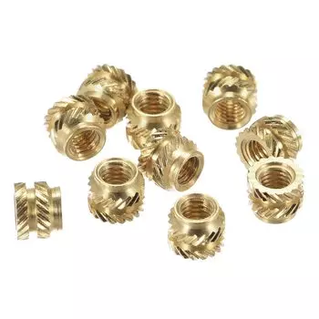 Uxcell латунные вкладыши гайки M3 60 шт