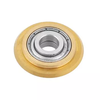 UXCELL ручная Плитка Резак сменные колеса для резки 22 мм x 6 мм x 6 мм латунный тон 1 шт титановое покрытие карбид вольфрама