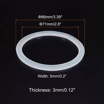 UXCELL Силиконовые уплотнительные кольца для банок Mason Jar