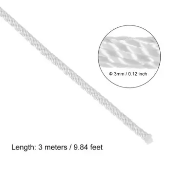 3/5/10 м 3/3.5/4/5/6 мм Диаметр полиэфирного волокна стартер Тяговый шнур Recoil веревка Замена для газонокосилки бензопилы триммер части двигателя