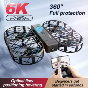 V38 Новый Радиоуправляемый Дрон Wi-Fi FPV камера ховера HD 6K Карманный вертолет с дистанционным управлением радиоуправляемый самолет складной Квадрокоптер игрушки подарок для детей