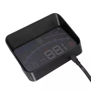 V41 Heads Up Display Автомобильный OBDII EUOBD 5,5-дюймовый проектор на лобовое стекло HUD Дисплей Напоминание о переключении Температура воды. ОБЪЕМ КМ/Х