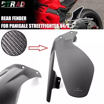 V4 18-23 мотоциклетное заднее крыло из углеродного волокна, брызговик для DUCATI PANIGALE V4 V4S V4R Streetfighter V4/S, аксессуары