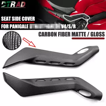 V4 2018-2022 мотоциклетная защитная крышка из углеродного волокна на заднем сиденье, боковая панель для DUCATI PANIGALE V4 V4S V4R, комплект аксессуаров, обтекатель