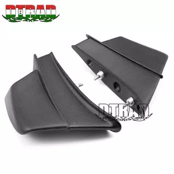V4 для DUCATI Panigale V4 V4S V4R 2018-2021, крылышки мотоцикла, воздушный дефлектор, подходит для аэродинамики, боковое фиксированное крыло, ABS, углеродное волокно