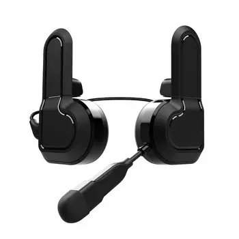 V5.3 мотоциклетная Bluetooth-гарнитура; Беспроводные стереонаушники для мотошлема; Музыкальный плеер; Гарнитура с зажимом