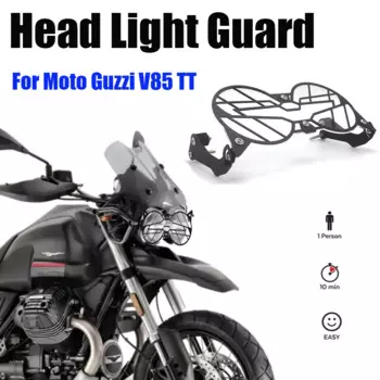 V85TT новая складная фара для мотоцикла, защитная решетка, двойной защитный чехол для Moto Guzzi V85 TT V 85 TT
