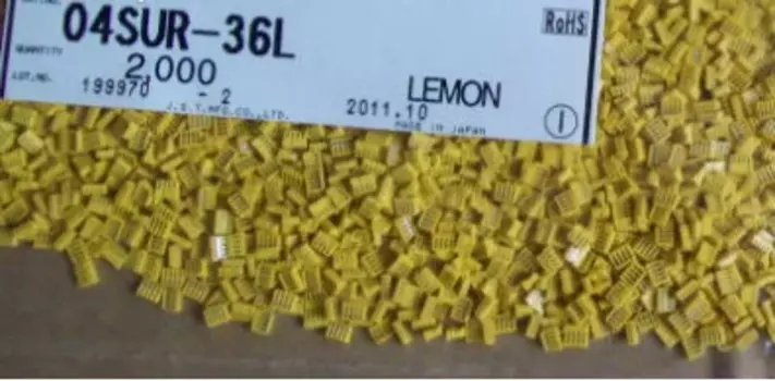 В наличии 04SUR-36L корпус лимонного цвета разъемы обжимной разъем заголовок 100% новая и оригинальная часть