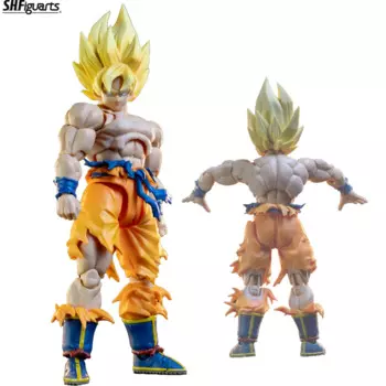В наличии 14,5 см Bandai S.H.Figuarts DRAGON BALL Z Son Gokuu, экшн-фигурка, модель, украшение, аниме-фигурка, модель персонажа из мультфильма