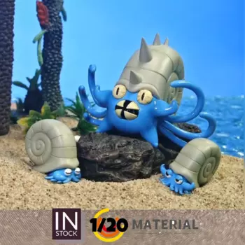 [В наличии] 1/20 фигурка из смолы [MEGAZZ] - Omanyte & Omastar