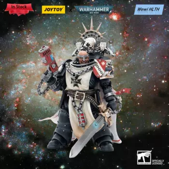 [В наличии] экшн-фигурка JOYTOY 1/18 Warhammer 40k Black Templars Marshal baldeckanger аниме военная модель подарок